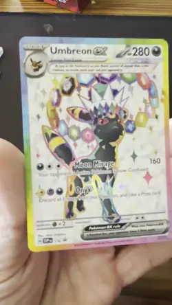 Pokemon Cards Umbreon ex SVP 176 SV: Scarlet & Violet Promo Cards Holofoil NM - Image 2