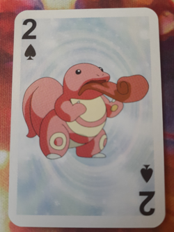 Pokemon Lickitung 2 of Spades 1999 Mini Deck Playing Cards 2.5x1.75in NM - Image 1