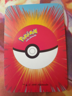 Pokemon Lickitung 2 of Spades 1999 Mini Deck Playing Cards 2.5x1.75in NM - Image 2