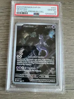 Mewtwo 052 Sv: Scarlet & Violet Promo Cards Holo PSA 10 - Image 1