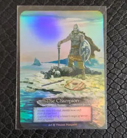 Sorcery: Contested Realm TCG Alpha The Champion Promo Card Foil - Image 1
