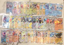 Pokemon Card Lot 100 Official TCG Cards Ultra Rare Included EX Full ART+ HOLOS! - Image 4