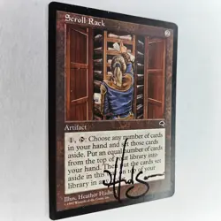 SIGNED SCROLL RACK TEMPEST HEATHER HUDSON LP MTG - Image 2