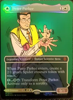 Peter Parker (0232) (Borderless) Marvel's Spider-Man Foil - Image 1