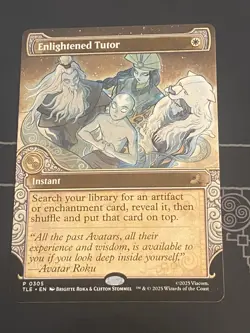 WotC MAGIC Gathering AVATAR LAST AIRBENDER unplayed mint promo ENLIGHTENED TUTOR - Image 1