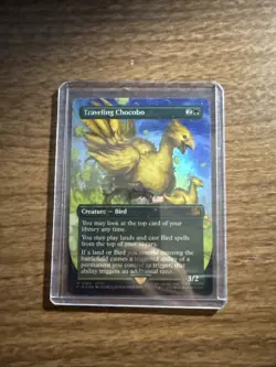 Traveling Chocobo (Borderless) (Chocobo Track Foil) Final Fantasy Foil - Image 1