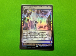 1x NM Foil Flooded Strand Zendikar Expedition MTG Magic the Gathering - Image 1