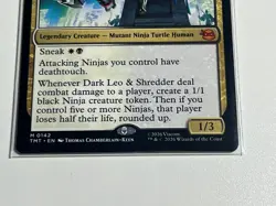 MTG, TMNT | Dark Leo & Shredder, Regular | #0142 - Image 2