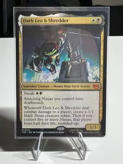 MTG, TMNT | Dark Leo & Shredder, Regular | #0142 - Image 3