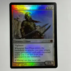 Sun Titan 1 FOIL M Duel Decks: Heroes vs. Monsters DDL MTG LP - Image 1