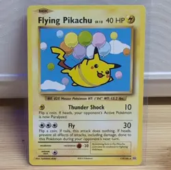 Pokemon Flying Pikachu 110/108 Evolutions Secret Rare 40HP Regular TCG Card - Image 1