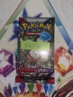 VERY HEAVY 22.17g Scarlet And Violet Base Pokemon TCG Booster Pack - Image 2