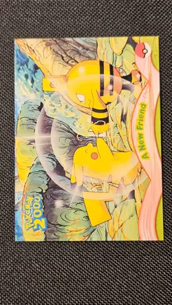 2000 Topps Pokemon The Movie A New Friend #5 Blue Logo NM - Image 2