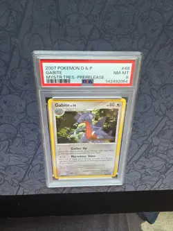Pokemon: Gabite PRERELEASE #48/123 D & P Mysterious Treasures 2007 - PSA 8 -A115 - Image 4