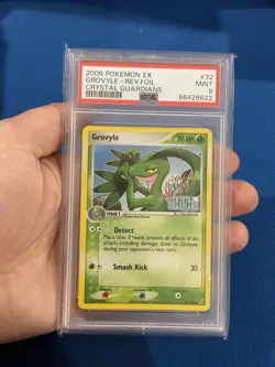 Pokemon PSA 9 Mint EX Crystal Guardians Reverse Holo Grovyle 32/100 (MD) - Image 1