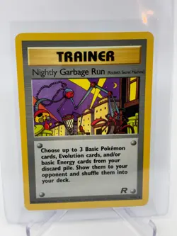 Pokemon Trainer Nightly Garbage Run 77/82 Team Rocket Non-Holo 2000 - Image 1
