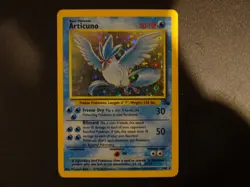 Pokemon TCG Articuno Fossil Holo Unlimited Rare Card 2/62 MP - Image 1