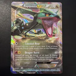 Pokemon TCG - Rayquaza EX 85/124 Dragons Exalted - Holo Ultra Rare - LP - Image 3