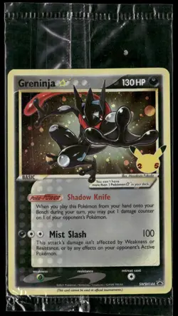 2021 Pokemon Sword & Shield Promo Sealed Greninja #SWSH144 NM-LP - Image 1