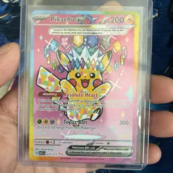 Pokemon TCG Pikachu ex 277/217 Ascended Heroes Special Illustration Rare NM SIR - Image 1