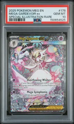 2025 POKEMON MEG EN-MEGA EVOLUTION #178 MEGA GARDEVOIR EX PSA 10 - Image 1