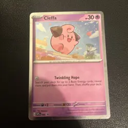 Pokemon TCG Cleffa SVP095 NM Cosmos Holo - Image 1