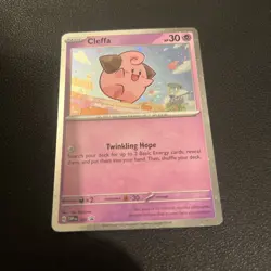 Pokemon TCG Cleffa SVP095 NM Cosmos Holo - Image 2