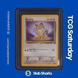 1999 POKEMON JUNGLE #56/64 MEOWTH - Image 1