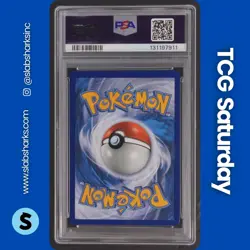 2016 POKEMON XY FATES COLLIDE #125/124 ALAKAZAM EX FULL ART SECRET RARE PSA 9 - Image 2