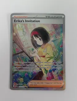 Pokemon 151 Erika’s Invitation SAR English Special Illustration Rare 203/165 NM - Image 1