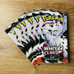 Pokemon Tcg English White Flare Bulk Booster Packs x6 Mastersets & Decks M (2) - Image 1