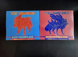 Pokemon TCG Sword & Shield Base Set ETB x 2 - Image 1
