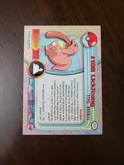 NM! Lickitung #108 - Topps Pokemon Blue Label TV Animation Edition - Image 2