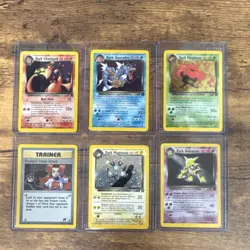 Pokemon TCG Vintage Team Rocket Lot Holo Dark Charizard w/ swirl 🌀ALL MP/MP+ - Image 1