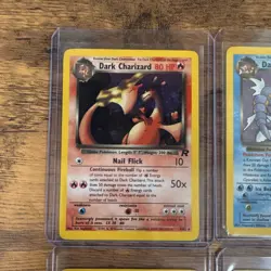 Pokemon TCG Vintage Team Rocket Lot Holo Dark Charizard w/ swirl 🌀ALL MP/MP+ - Image 2