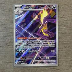 2025 Phantasmal Flames Pokemon Toxtricity Illustration Rare - Image 1