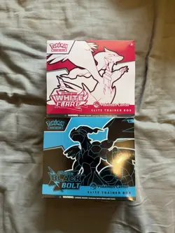 Black Bolt and White Flare Pokemon Center ETBs - Image 1