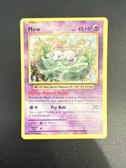Pokemon XY Evolutions Mew Holo 53/108 - LP/NM - Image 3