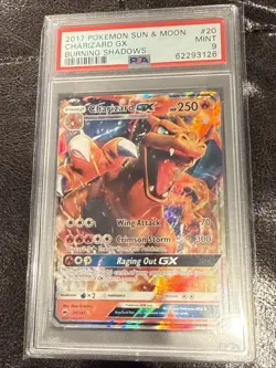 Pokemon PSA 9 Burning Shadows Charizard GX 2017 Sun and Moon - Image 2