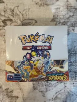 Pokemon TCG Scarlet & Violet Surging Sparks Booster Box Sealed - Image 1