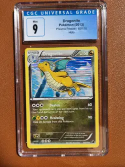 Dragonite Plasma Freeze 83/116 Holo Rare *MINT* CGC 9 TCG 2013 Pokemon - Image 1