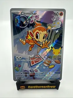 2026 Pokemon TCG 30th Anniversary First Partner Black Star Promo Chimchar 041 - Image 1