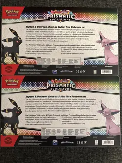 Pokemon TCG: Prismatic Evolutions & UPC Charizard Collection Factory Sealed - Image 3