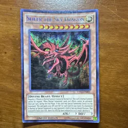 Yu-Gi-Oh! Slifer the Sky Dragon CT13-EN001 2016 Mega-Tins Secret Rare Holo - Image 1