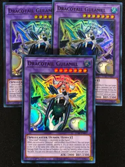 Yugioh Dracotail Gulamel JUSH-EN007 1st Super x3 (NM) - Image 1