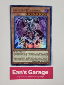 YuGiOh Majesty Hyperion 1st Edition GFP2-EN007 Ultra Rare foil MN - Image 1