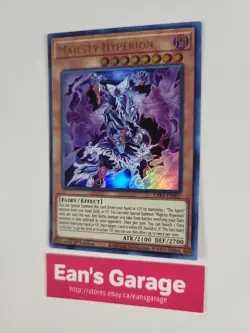 YuGiOh Majesty Hyperion 1st Edition GFP2-EN007 Ultra Rare foil MN - Image 3