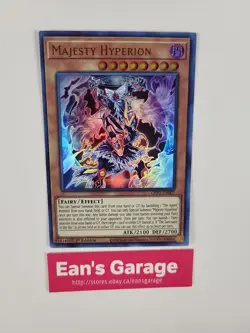 YuGiOh Majesty Hyperion 1st Edition GFP2-EN007 Ultra Rare foil MN - Image 4