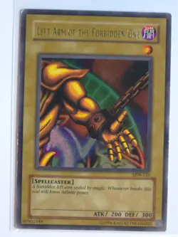 Yu-Gi-Oh! TCG - LOB-EN123 Left Arm Of The Forbidden One Damaged - Image 1