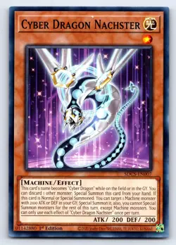 Cyber Dragon Nachster (Purple) Ultra Rare Legendary Duelists: Season 2 LDS2-EN03 - Image 1
